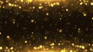 Particles Gold Background Loop Stock Motion Graphics