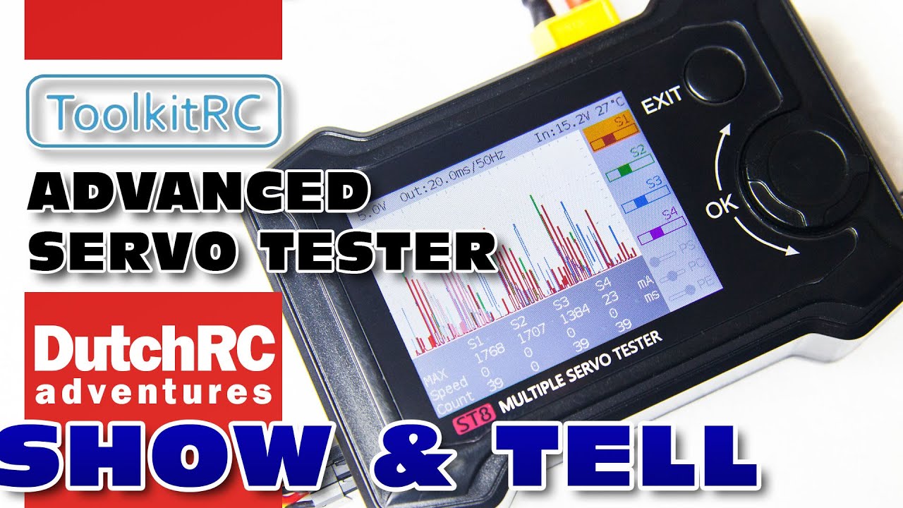 ToolKitRC - ST8 Advanced Servo tester - Show & Tell! (and GiveAway ...