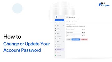 How to Change or Update Your Account Password || BotPenguin Account Settings Tutorial