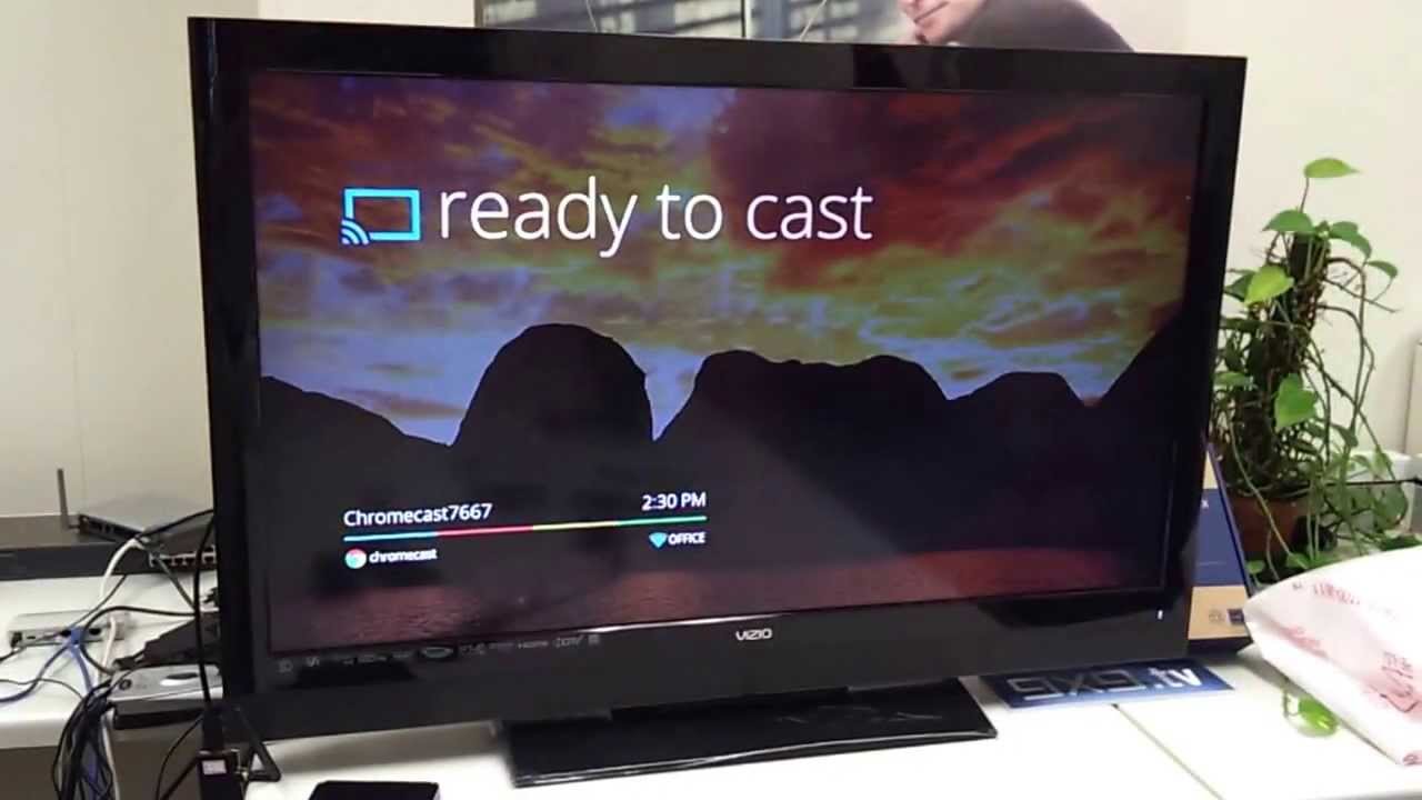 Chromecast startup screen after - YouTube