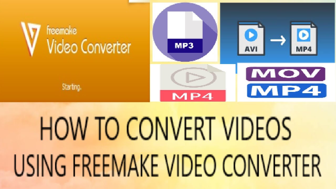 New Update HOW TO CONVERT VIDEO'S USING FREEMAKE VIDEO CONVERTER