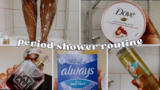 Period shower routine, body care and feminine hygiene for 2024