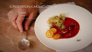 Sopa De Fresón, Kumquat Y Cerezas Ácileselle Elle España