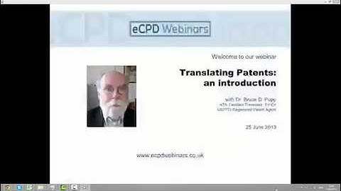 Patent translation an introduction