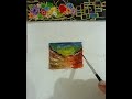 Stunning Dreamy River Under Starry Sky | #art #painting #viral #trending #shorts #youtubeshorts