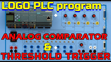 #analog #threshold #comparator #logoplc ANALOG programming in LOGO PLC with LOGO DISPLAY