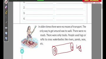 Class 2 EVS Chapter 13 Reaching Places (Chapter Reading) Part 1 by Kavita Choudhary