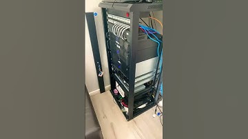 The 1U Server Finally Booted and Racked! #homelab #homeserver #remote #shorts #ytshorts #youtube