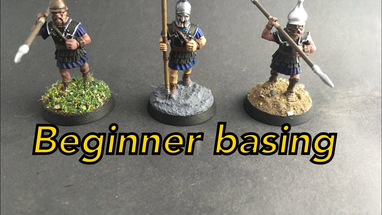 Basing first miniature | Easy basing techniques