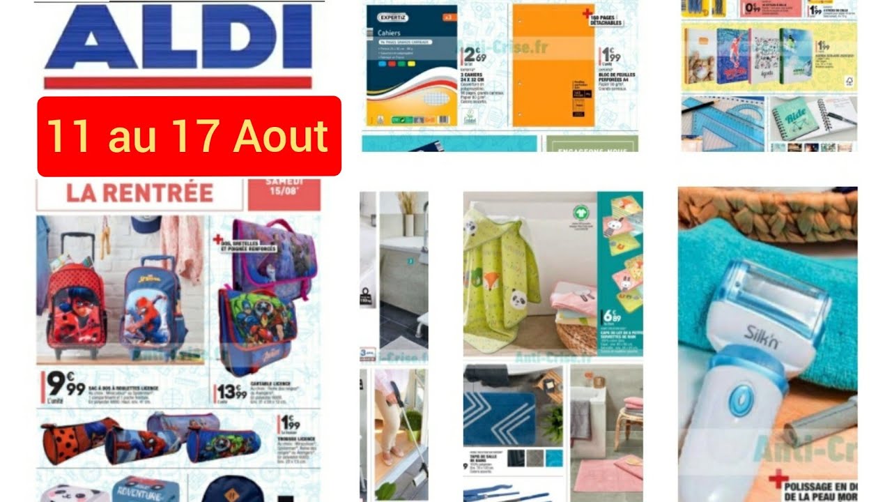 Aldi Catalogue Francais Du 11 Au 17 Aout Special Usa Youtube