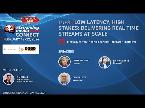 TUE3. Low Latency, High Stakes: Delivering Real-Time Streams at Scale