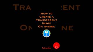 Make ANY Picture Transparent on iPhone in Seconds! (No PC Needed)