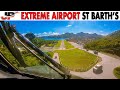 EXTREME AIRPORT Cockpit Landing ST BARTH&#39;S Runway 10 &amp; 28