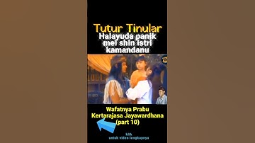 Dyah halayuda panik mengetahui bahwa mei shin istri kamandanu #tuturtinular