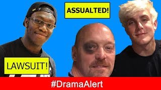 Logan & Jake Paul's Father ASSAULTED at PRESS CONFERENCE! #DramaAlert Deji LAWSUIT! KSI SPEAKS!