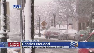 Spring Snowstorm: Road Conditions Continue To Deteriorate In Delaware, Officials Say
