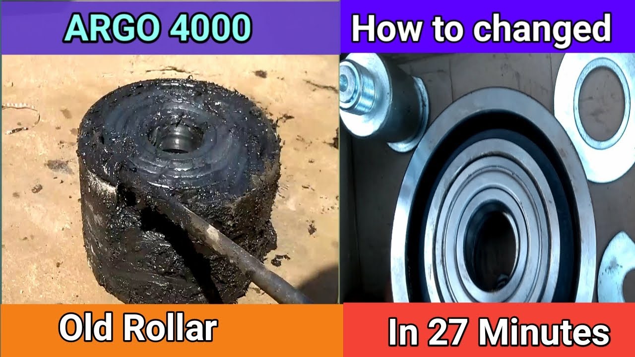 How to changed Rollar Bearing | ARGO 4000 | AJAX FIORI
