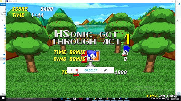 SRB2 Heroes Sonic Model