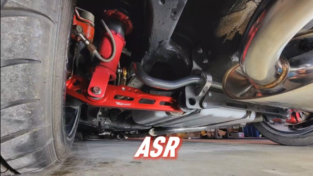 ASR swaybar and TruHart LCAs on civic EF installation