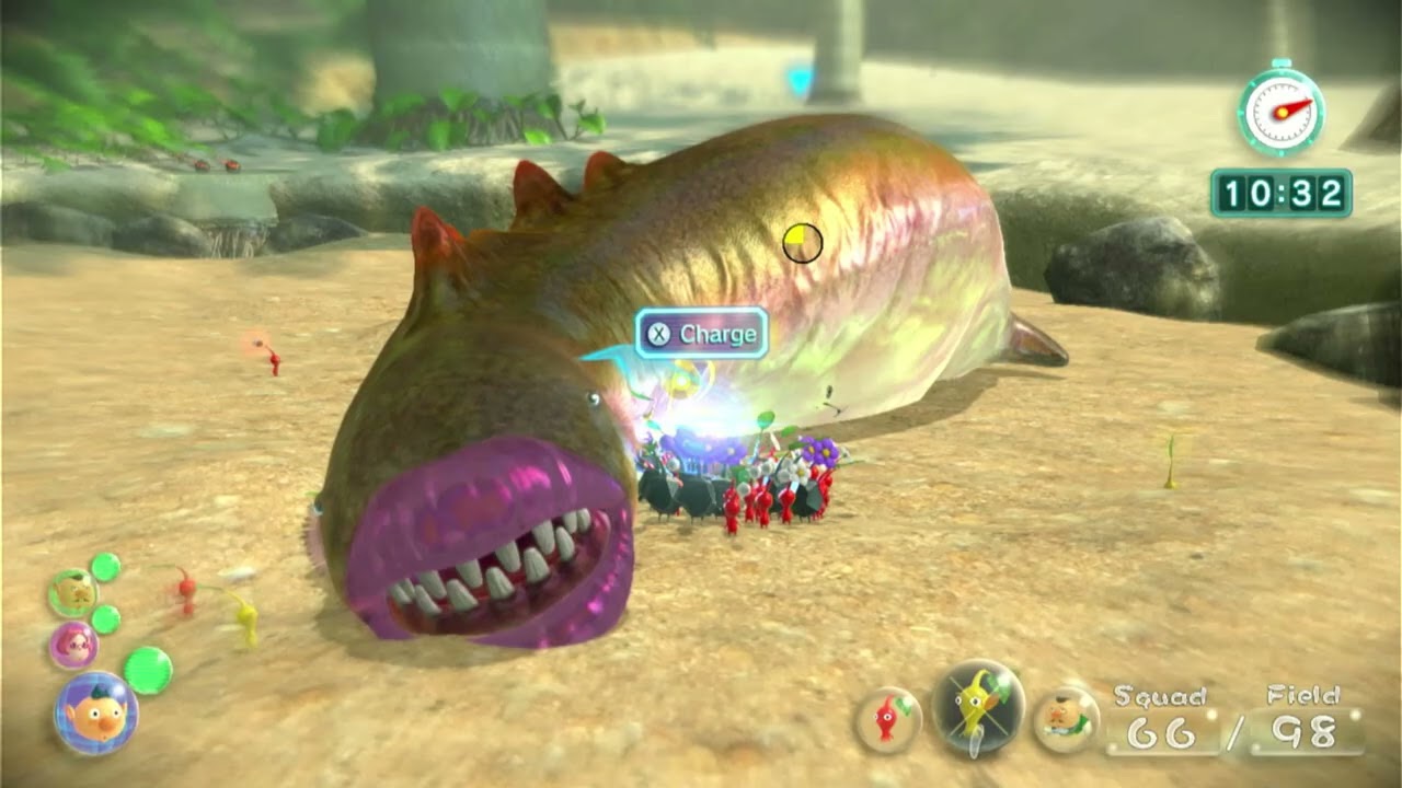 Pikmin 3 Deluxe: Defeat Bosses