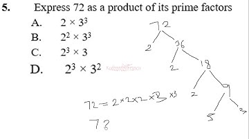 BECE 2021 Mathematics Paper 1 prep Question 1 to 10