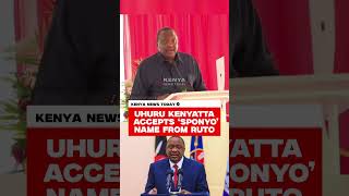 UHURU ACCEPTS RUTO’S “SPONYO” NAME 😂 | “Ni Hayo Machache Kutoka Sponyo” #uhurukenyatta #sponyo