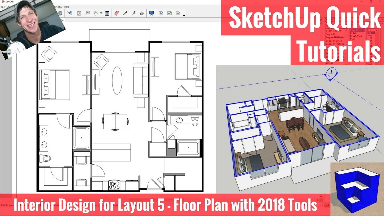 Creating a Floor  Plan  in Layout with SketchUp  2022 s New 