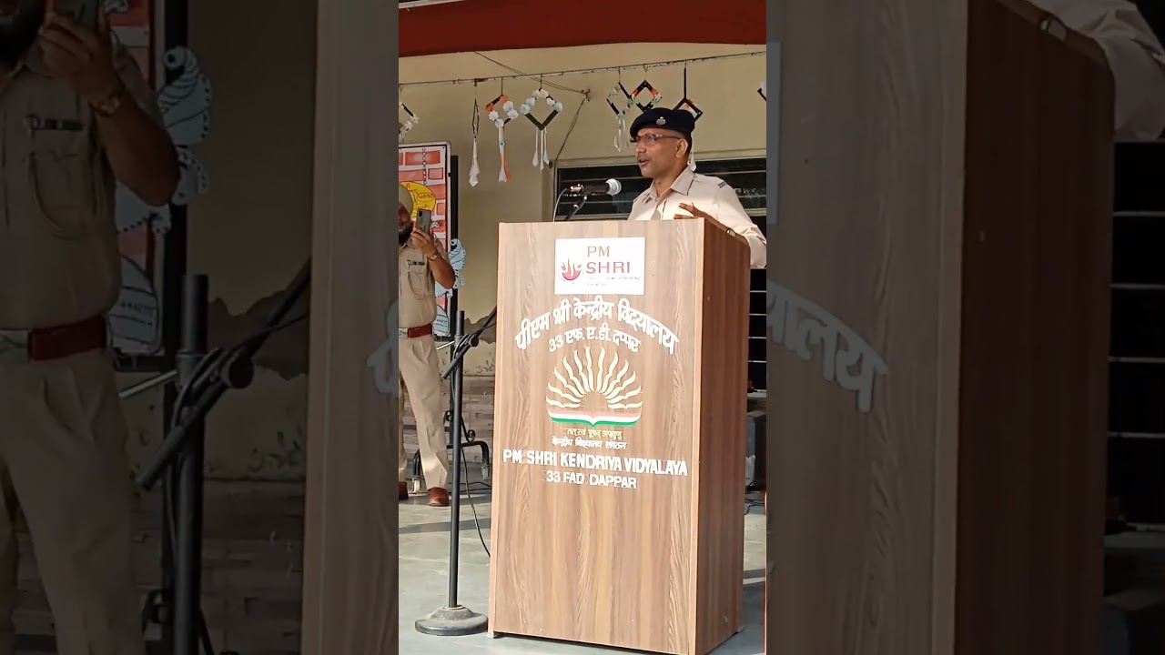 Demo of fire fight in PM Shri KV Dappar 2025