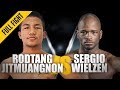 ONE: Full Fight | Rodtang Jitmuangnon vs. Sergio Wielzen | Overwhelming Striking | September 2018