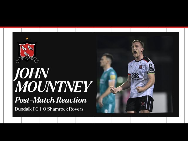 Dundalk FC 1-0 Shamrock Rovers | The skipper's reaction ©