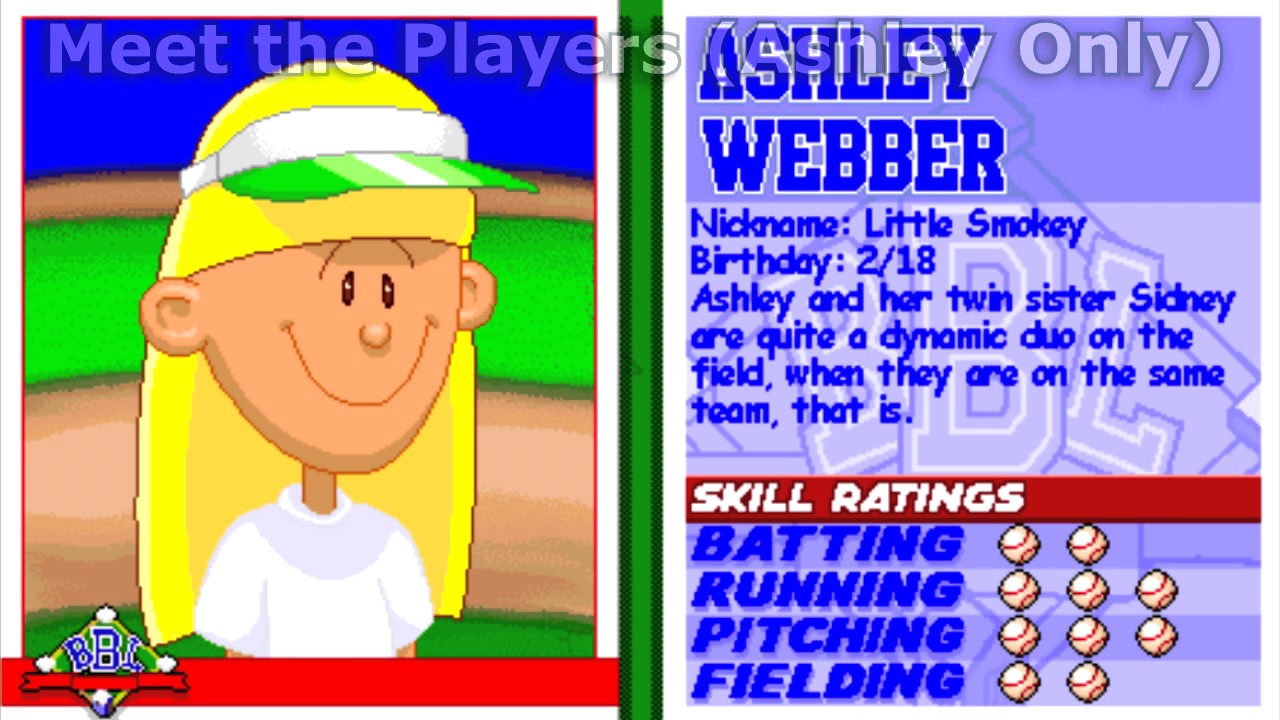 Backyard baseball webber twins game