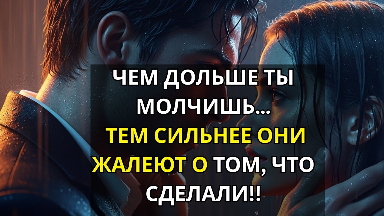 Чем дольше ты молчишь — тем сильнее они жалеют о содеянном!