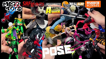 Best poses for an action figure you never tried before!? SHF, Mess Toys, Kaiyodo, NOTTAA & Blokees
