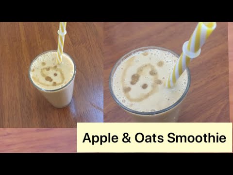 healthy-apple-&-oats-smoothie//-healthy-breakfast//-weight-loss-drink//-recipe-no-23