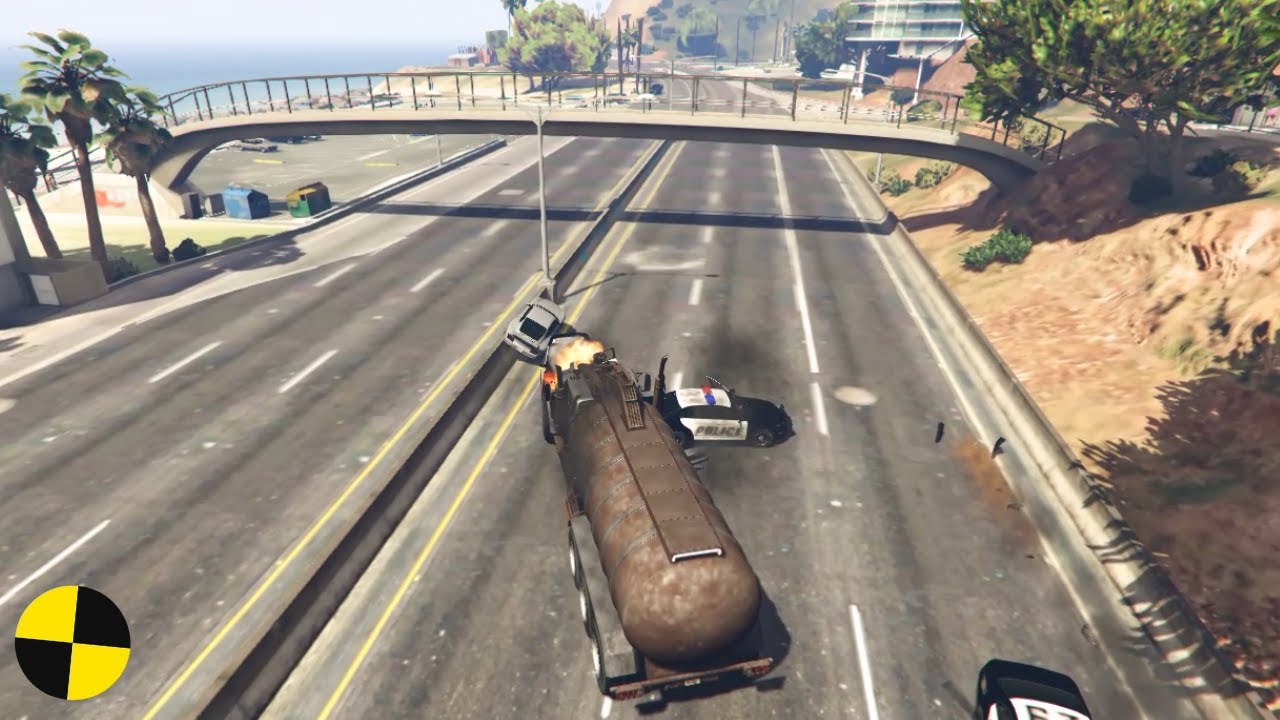 GTA V CRAZY CERBERUS TRUCK CRASHES COMPILATION DESTRUCTION GTA 5 CAR ...