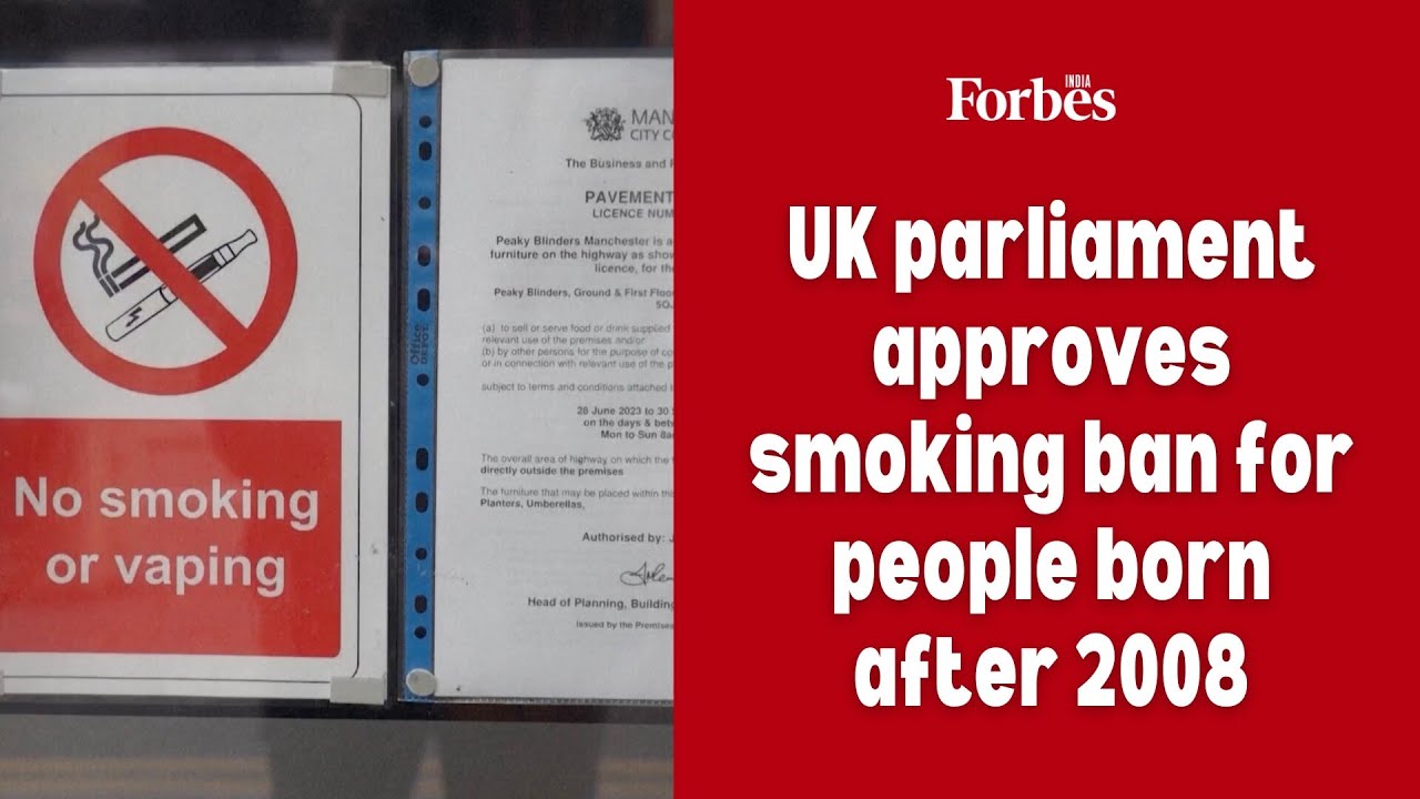 UK parliament approves smoking ban for people born after 2008