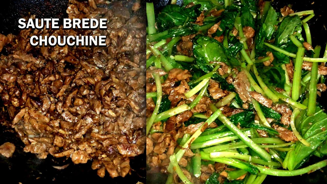 Saute De Brede Choux De Chine Au Porc Youtube