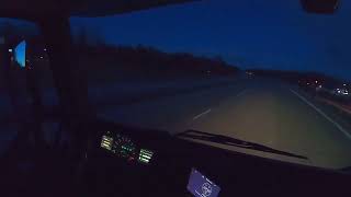 Cosy Night driving &amp; Sunset! Eskilstuna to Jordbro, truck &amp; trailer drive 🔴Livestream