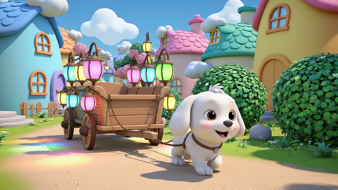 Волшебная машинка едет «Клак клак клак» | Детские песни и развивающие рифмы