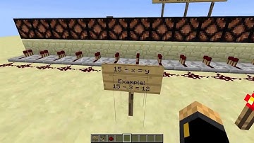 Analog redstone ADDER! /Binary to analog signal converter