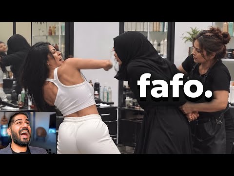Hijabi Muslim Thought She Was UNTOUCHABLE At Male Salon & FAFO’D!