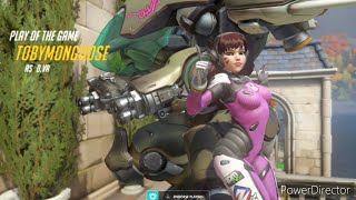 Overwatch D.V.A kill cam on Free for all