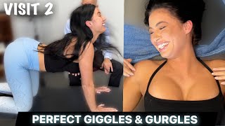 HER BODY CAN'T STOP POPPING *HYPER LORDOSIS* ASMR Chiropractic Manual Therapy Cracking 4 Relaxing.