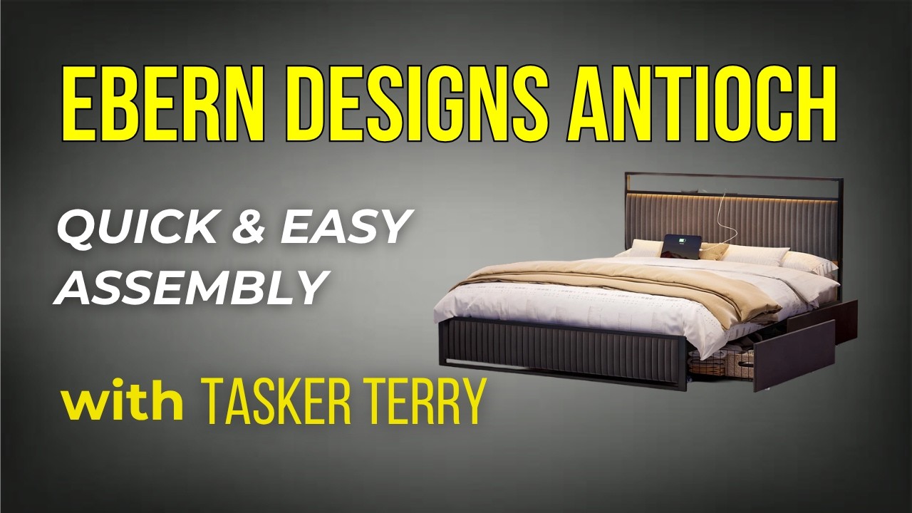 ANTIOCH LED Bed (Ebern Designs / 17 Stories) Assembly Guide (2026