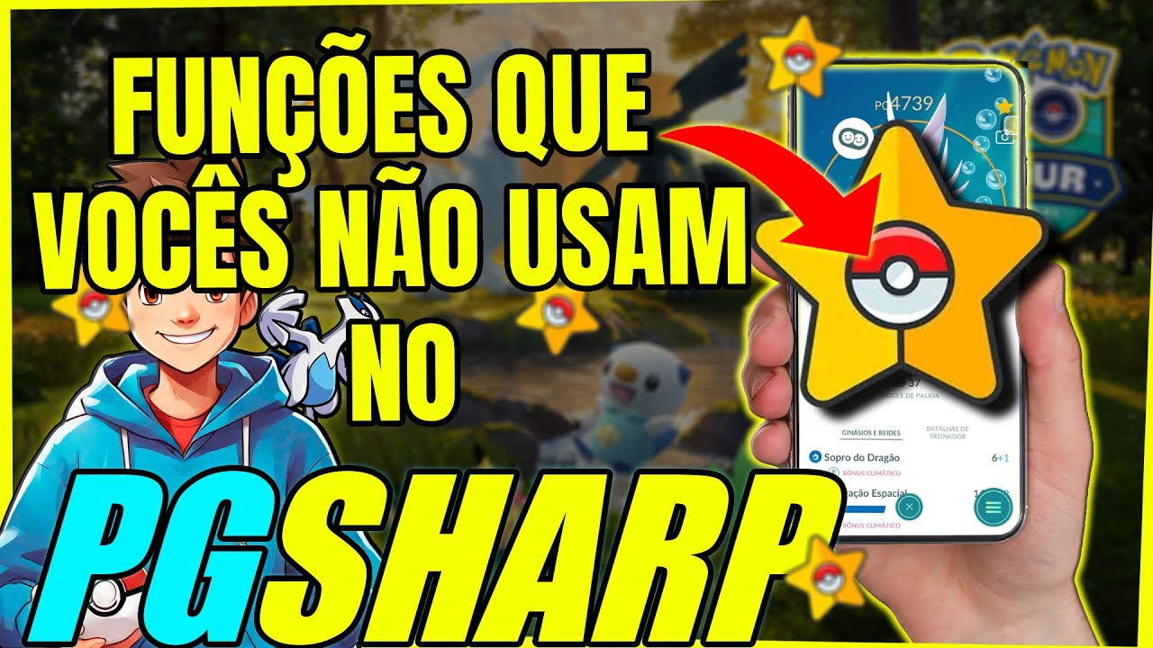PGSHARP: FUNÇÕES QUE VOCÊ DEVERIA PASSAR A USAR!! #pgsharp #pokemongo ...