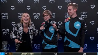 C9 Interview Group Stage Day 5 Worlds 2018