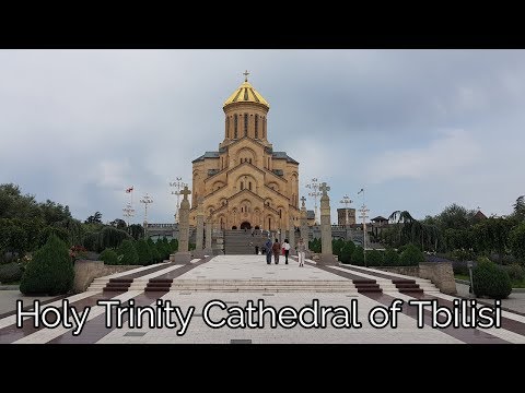 Видео тур Цминда Самеба Тбилиси Грузия Holy Trinity Cathedral (Sameba) Tbilisi Georgia 조지아 트빌리시 여행