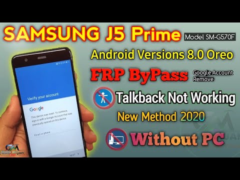 Video Samsung J5 Prime G570F Frp Bypass Android 8.0 Google... - youtube