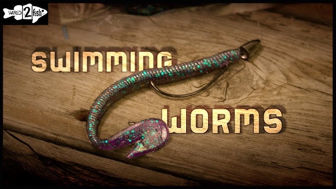 How to Swim Speed Worms For Bass 