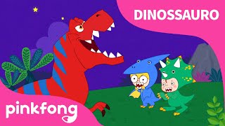 Mexa Igual os Dinossauros | Canções de Dinossauro | Pinkfong Canções para crianças